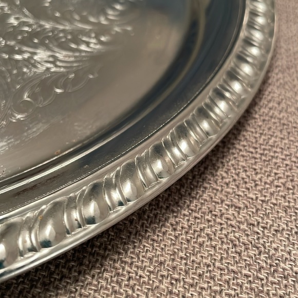 IRVINWARE Made in USA Silver Plated Serving Platter Plate or Tray - Picture 6 of 13